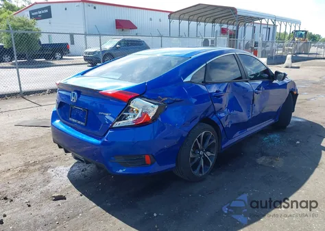 2019 Honda Civic Sport from USA, damaged, VIN 2HGFC2F88KH585971